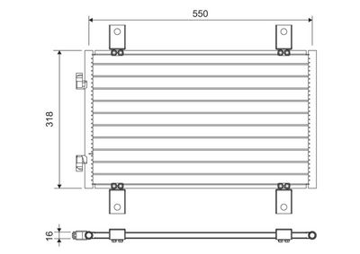 Конденсатор, кондиционер VALEO 818018