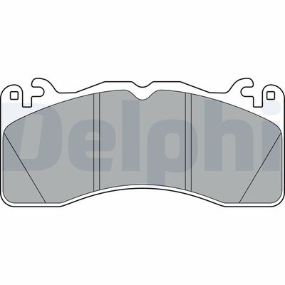 Bremžu uzliku kompl., Disku bremzes DELPHI LP3377