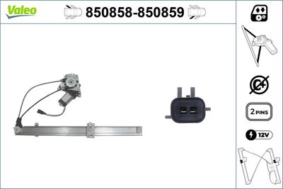 Стеклоподъемник VALEO 850858