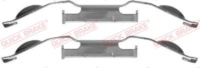 Комплектующие, колодки дискового тормоза QUICK BRAKE 109-1221