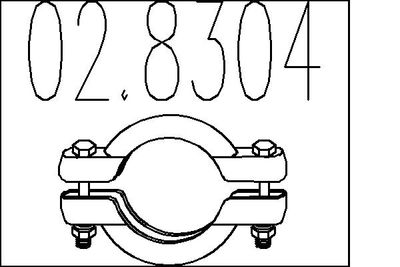 Соединительные элементы, система выпуска MTS 02.8304