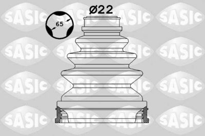 Комплект пыльника, приводной вал SASIC 1906018
