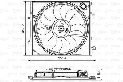 Ventilators, Motora dzesēšanas sistēma VALEO 696583