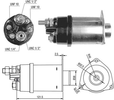 Ievilcējrelejs, Starteris MAGNETI MARELLI 940113050042