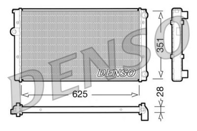 Radiators, Motora dzesēšanas sistēma DENSO DRM32009