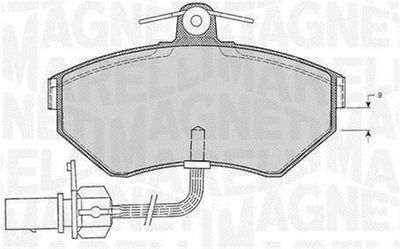 Bremžu uzliku kompl., Disku bremzes MAGNETI MARELLI 363916060138
