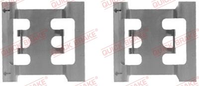 Комплектующие, колодки дискового тормоза QUICK BRAKE 109-1083