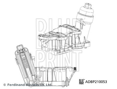 Корпус, масляный фильтр BLUE PRINT ADBP210053