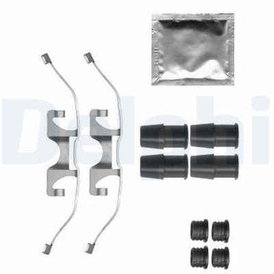 Комплектующие, колодки дискового тормоза DELPHI LX0577