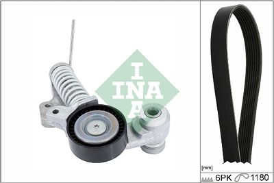 Ķīļrievu siksnu komplekts Schaeffler INA 529 0485 10