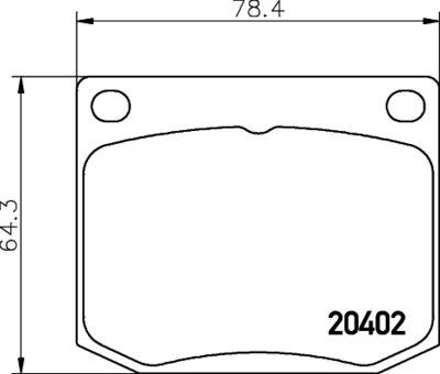 Bremžu uzliku kompl., Disku bremzes HELLA PAGID 8DB 355 017-381
