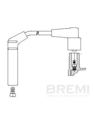 Провод зажигания BREMI 3A30/14