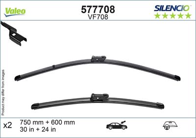 Stikla tīrītāja slotiņa VALEO 577708