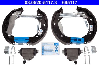 Комплект тормозных колодок ATE 03.0520-5117.3