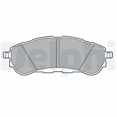 Bremžu uzliku kompl., Disku bremzes DELPHI LP3707