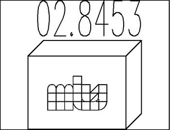 Монтажный комплект, глушитель MTS 02.8453
