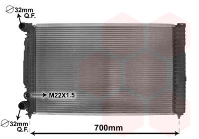 Radiators, Motora dzesēšanas sistēma VAN WEZEL 03002189