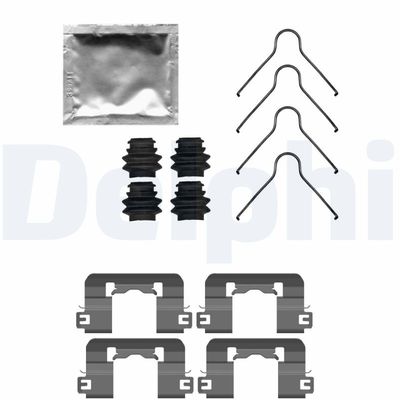 Piederumu komplekts, Disku bremžu uzlikas DELPHI LX0741