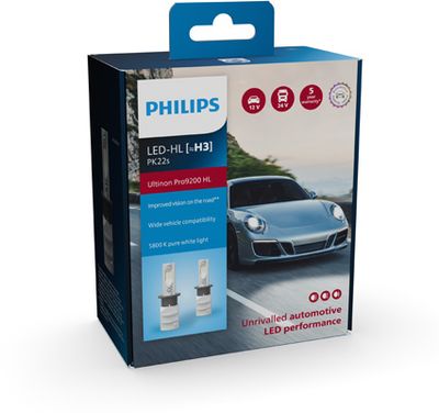 Лампа накаливания, фара дальнего света PHILIPS 11336U92X2