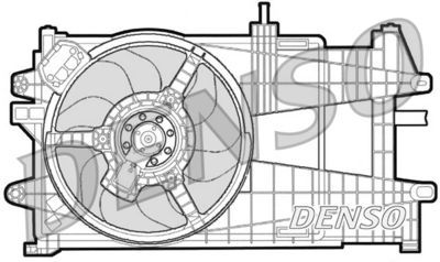 Ventilators, Motora dzesēšanas sistēma DENSO DER09035