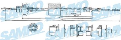 Trose, Sajūga pievads SAMKO C0022C