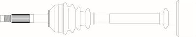 Приводной вал GENERAL RICAMBI FI3272