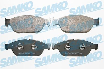 Комплект тормозных колодок, дисковый тормоз SAMKO 5SP1743