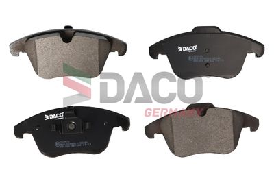 Комплект тормозных колодок, дисковый тормоз DACO 322570