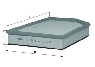 Воздушный фильтр KNECHT LX 1591/9