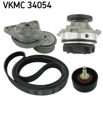 Ūdenssūknis + ķīļrievu siksnas komplekts SKF VKMC 34054
