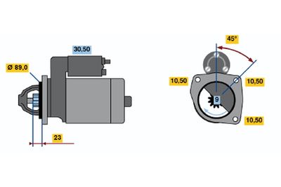 Starteris BOSCH 0001109046