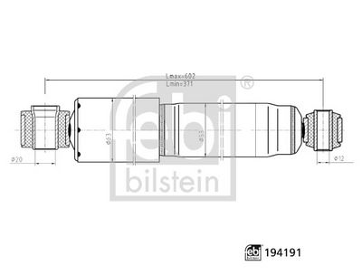 Амортизатор FEBI BILSTEIN 194191