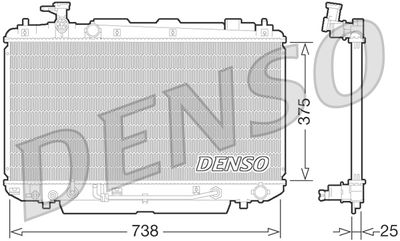 Radiators, Motora dzesēšanas sistēma DENSO DRM50064