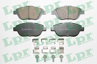 Комплект тормозных колодок, дисковый тормоз LPR 05P1590K