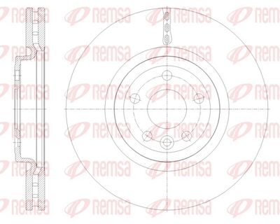 Тормозной диск REMSA 61782.10