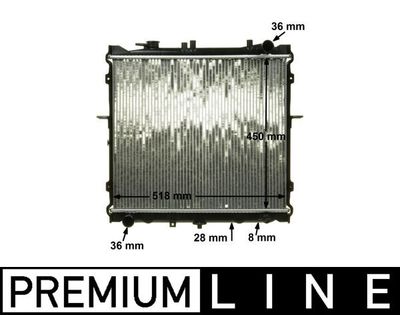 Radiators, Motora dzesēšanas sistēma MAHLE CR 1325 000P