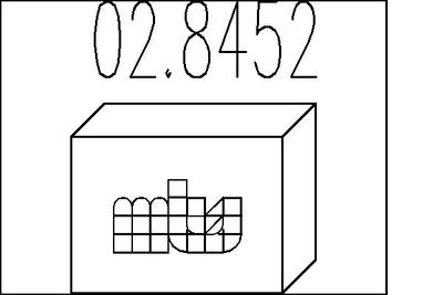 Монтажный комплект, глушитель MTS 02.8452