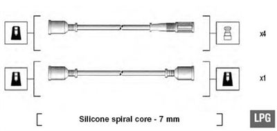Комплект проводов зажигания MAGNETI MARELLI 941095330584