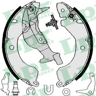 Комплект тормозных колодок LPR 05221