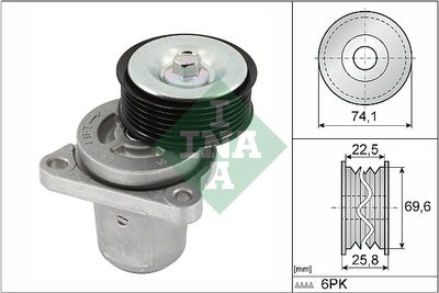 Siksnas spriegotājs, Ķīļsiksna Schaeffler INA 534 0406 10