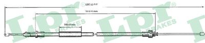 Тросик, cтояночный тормоз LPR C0334B