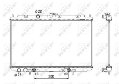Radiators, Motora dzesēšanas sistēma NRF 53436