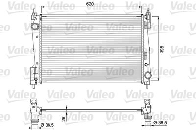 Radiators, Motora dzesēšanas sistēma VALEO 701717