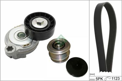 Ķīļrievu siksnu komplekts Schaeffler INA 529 0375 20
