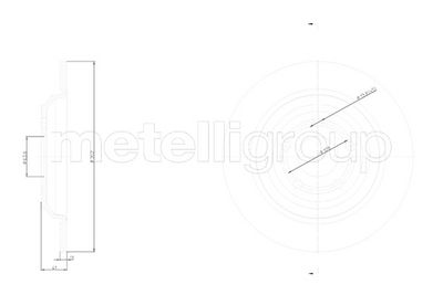 Тормозной диск METELLI 23-1879C