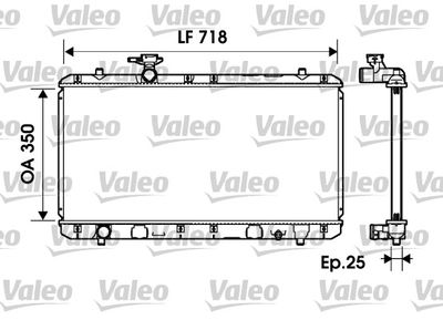 Radiators, Motora dzesēšanas sistēma VALEO 734164