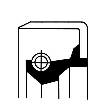 Уплотняющее кольцо, дифференциал CORTECO 19035144B