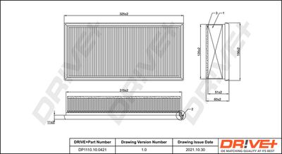 Воздушный фильтр Dr!ve+ DP1110.10.0421