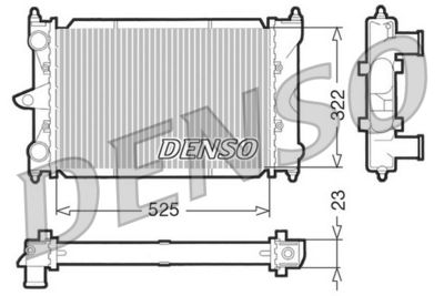 Radiators, Motora dzesēšanas sistēma DENSO DRM32034