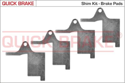Pretčīkstēšanas plēve, Bremžu uzlikas QUICK BRAKE 2896K